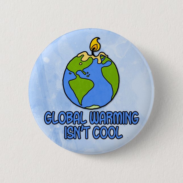 global warming button (Front)