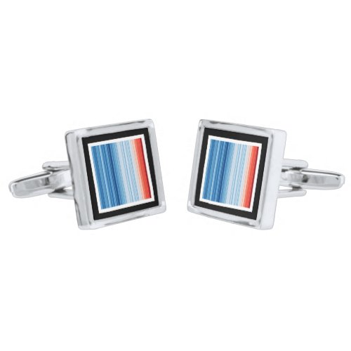 Global Warming Climate Change Earth Environment Cufflinks