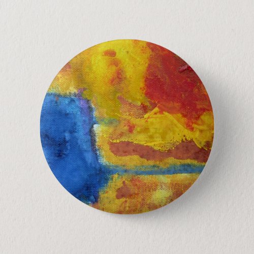 Global Warming climate change orange blue abstract Button