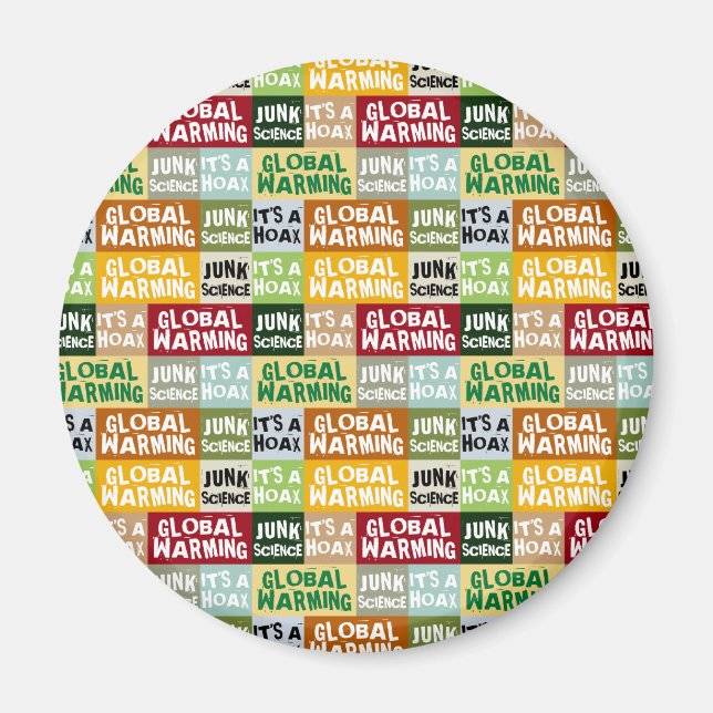 Global Warming Hoax Magnet (Front)