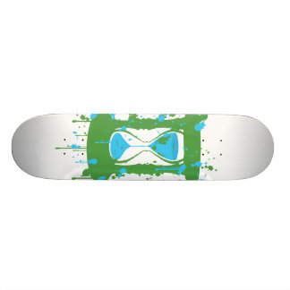 Global Warming Hourglass Skateboard Deck