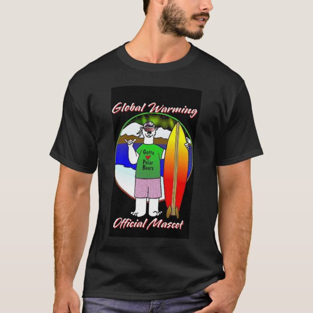 Global warming mascot T-Shirt (Front)