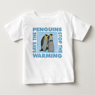 Global Warming, Penguins Baby T-Shirt
