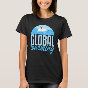 Global Warming Pinguin Meets Polar Bear Climate Ac T-Shirt