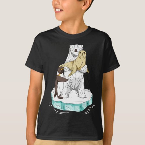 Global Warming Polar Bear Climate Change Awareness T_Shirt