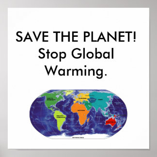 Global Warming. Poster