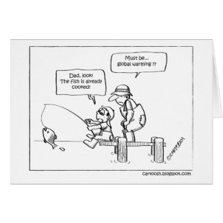 Global Warming Raises Ocean Temperatures Cards