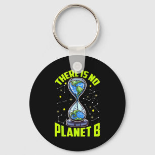 Global Warming Save The Earth There Is No Planet B Keychain
