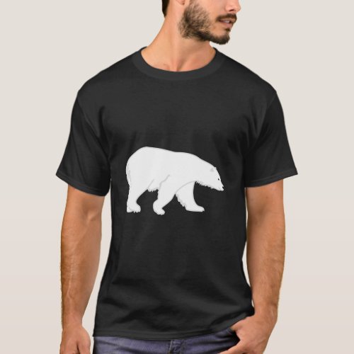 Global Warming Save The Polar Bear Cute Design Gif T_Shirt