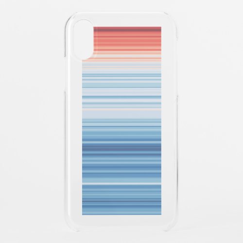 Global Warming Stripes Climate Change Crisis Earth iPhone XR Case