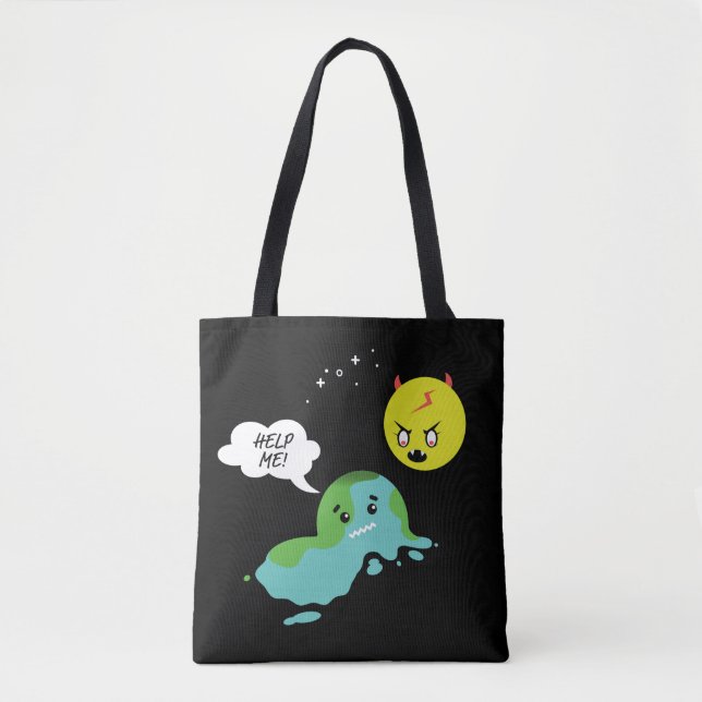 Global Warming Tote Bag (Front)