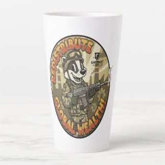 Global Wealth Badger Latte Mug