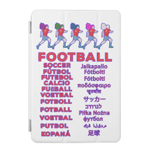 Global Women Soccer Multilingual Names Sports Fan iPad Mini Cover
