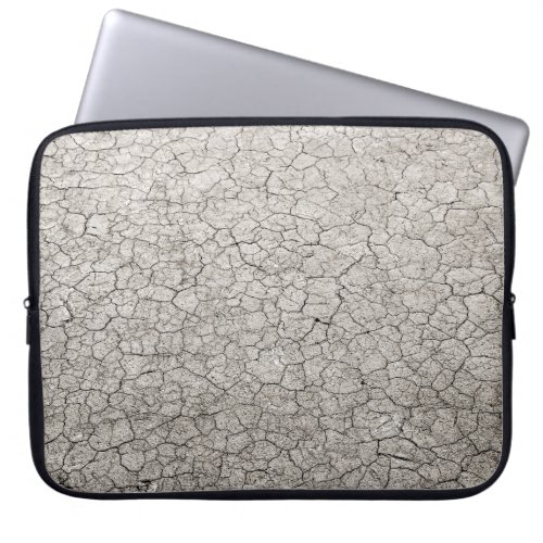 Global worming concept _ cracked scorched earth so laptop sleeve