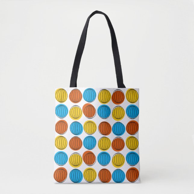 Globe all over tote bag (Front)