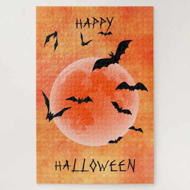 Globe And Bats Jigsaw Puzzle (Vertical)