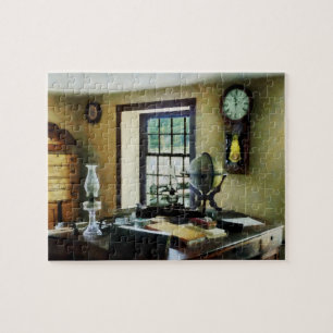 Globe, Books and Lamps Jigsaw Puzzle