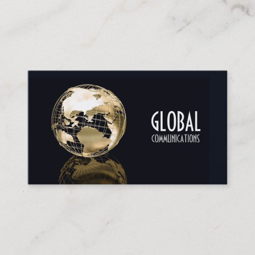 Globe business card