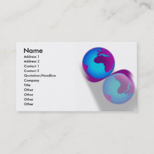Globe Business Card