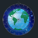 GLOBE DART BOARD<br><div class="desc">A globe of the earth suspended in space.</div>
