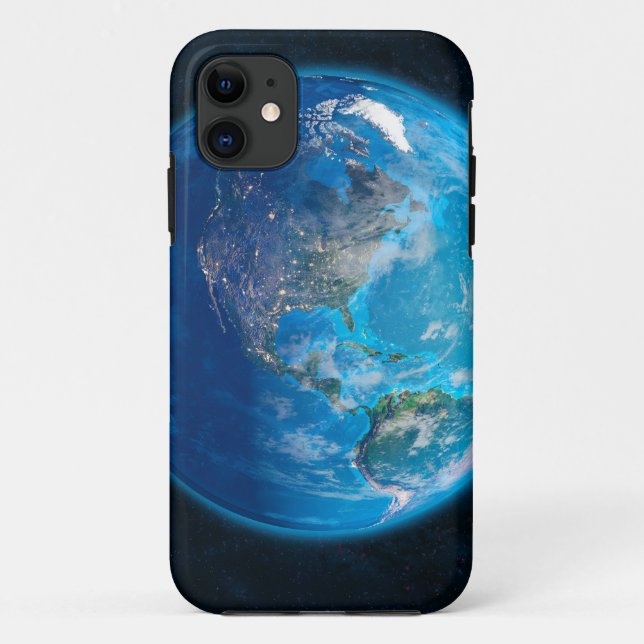 Globe DayNight America Case-Mate iPhone Case (Back)