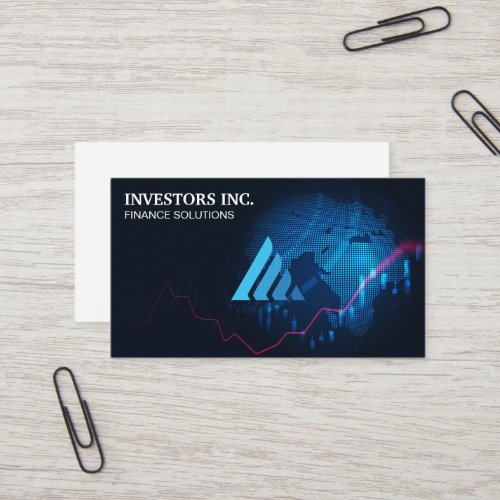 Globe  Financials  Corporate Logo Business Card