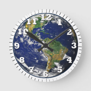 globe is our earth round clock