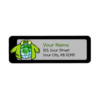 Globe Jacket Label