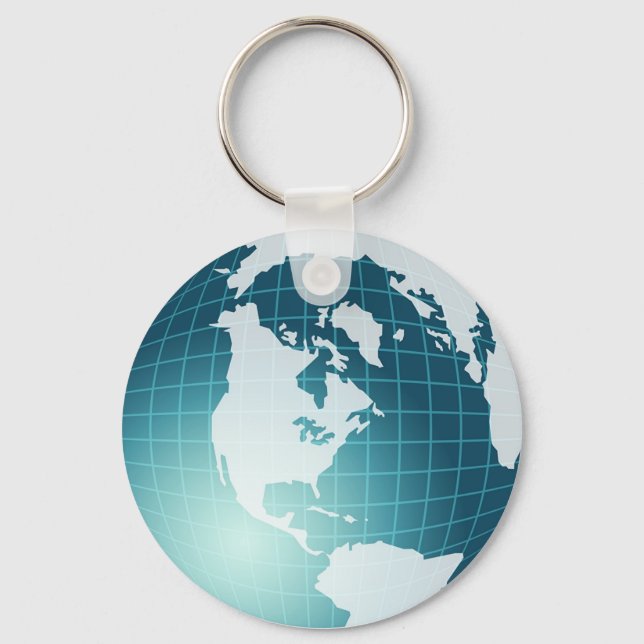 Globe Keychain (Front)