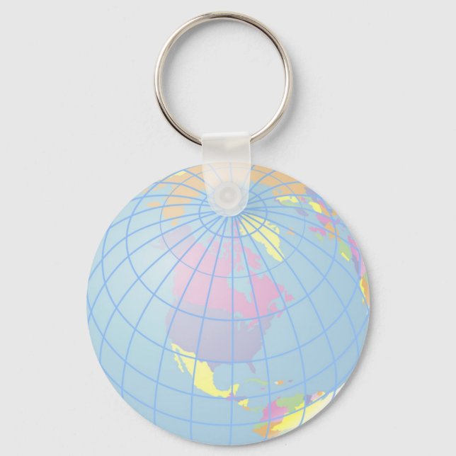 Globe Keychain (Front)