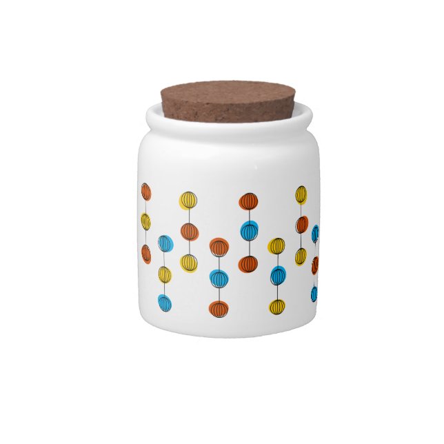 Globe Lines candy jar (Front)