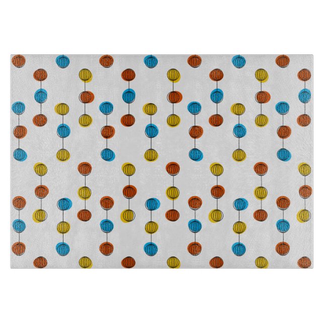 Globe Lines cutting board (Front)