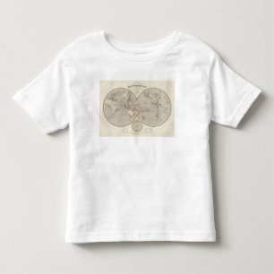 Globe map toddler t-shirt