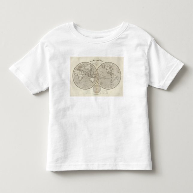 Globe map toddler t-shirt (Front)