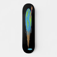 Globe Melting Thermometer Skateboard