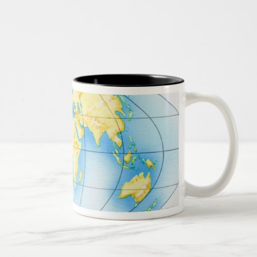 Globe of the World Two_Tone Coffee Mug