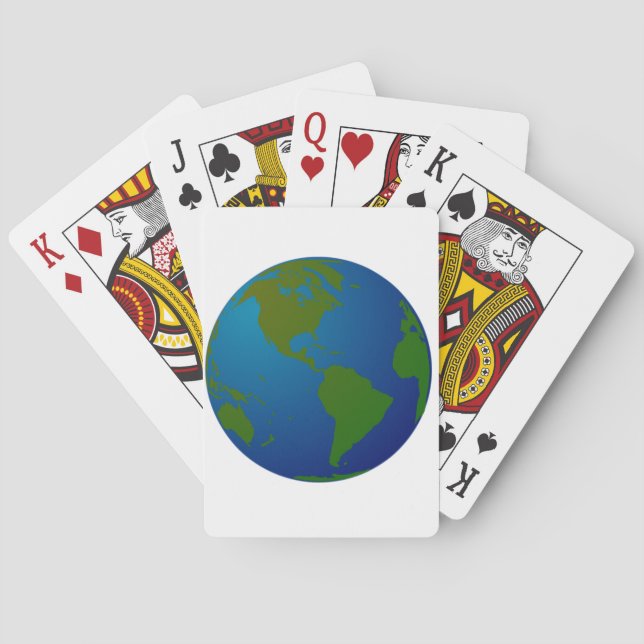 Globe Playing Cards (Back)