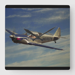 Globe, Swift 1946_Classic Aviation Square Wall Clock