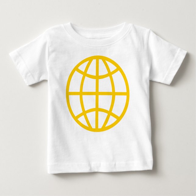 Globe Symbol Baby T-Shirt (Front)
