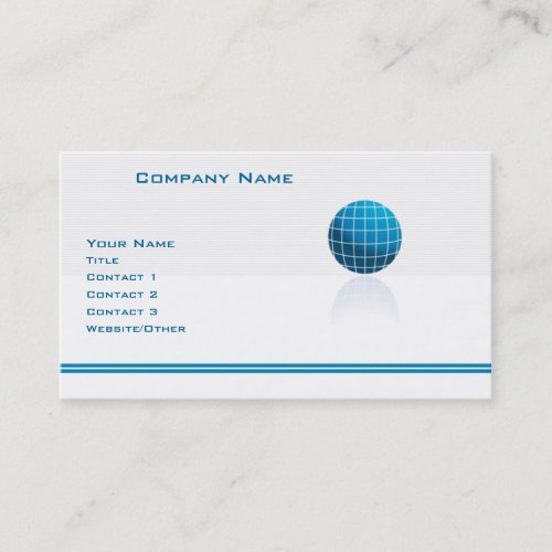 Globe Tech Business Card Template