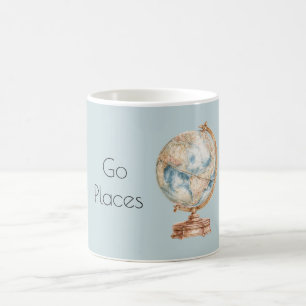Globe World Go Places Coffee Mug