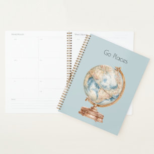 Globe World Go Places Planner