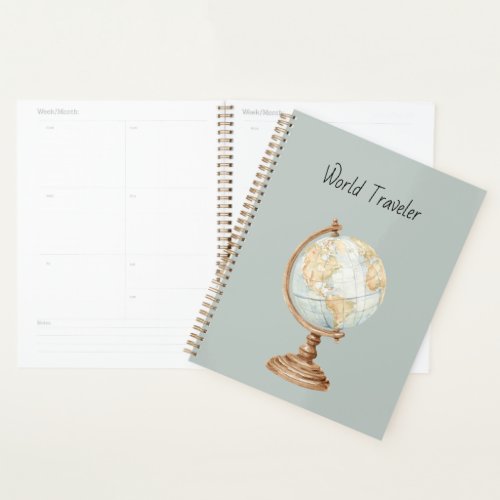 Globe World Traveler Planner