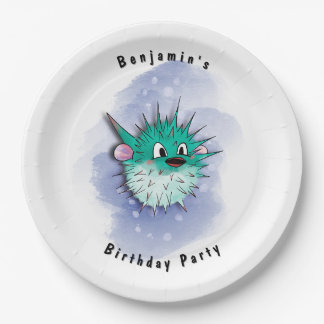 Globefish Party Paper Plates