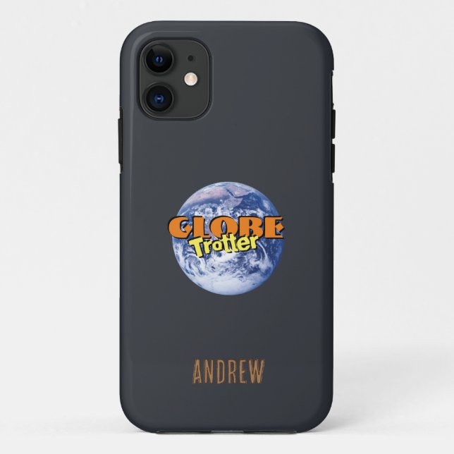 Globetrotter (customizable) Phone Case (Back)