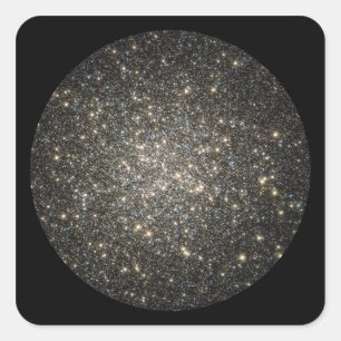 Globular cluster M13 2 Square Sticker