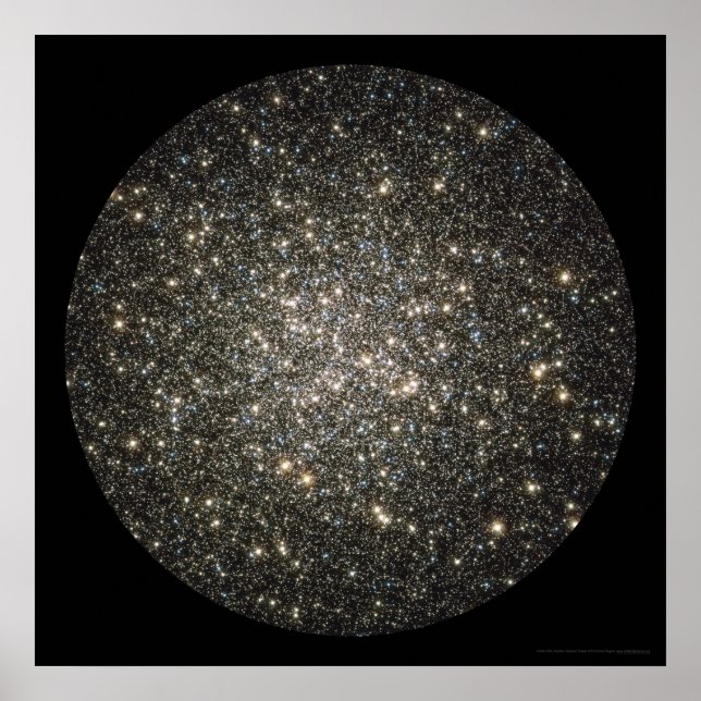 Globular Cluster M13 Center 24x24 (21x21) Poster (Front)