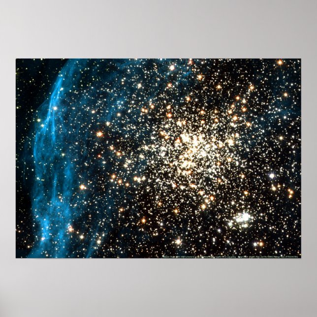 Globular Cluster NGC 1850 Poster (Front)