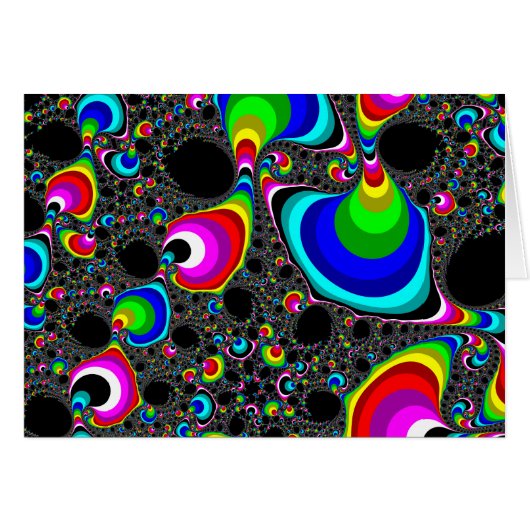 Globular Rainbow - Fractal Cards (Front Horizontal)