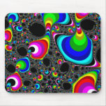 Globular Rainbow - Fractal Mouse Pad